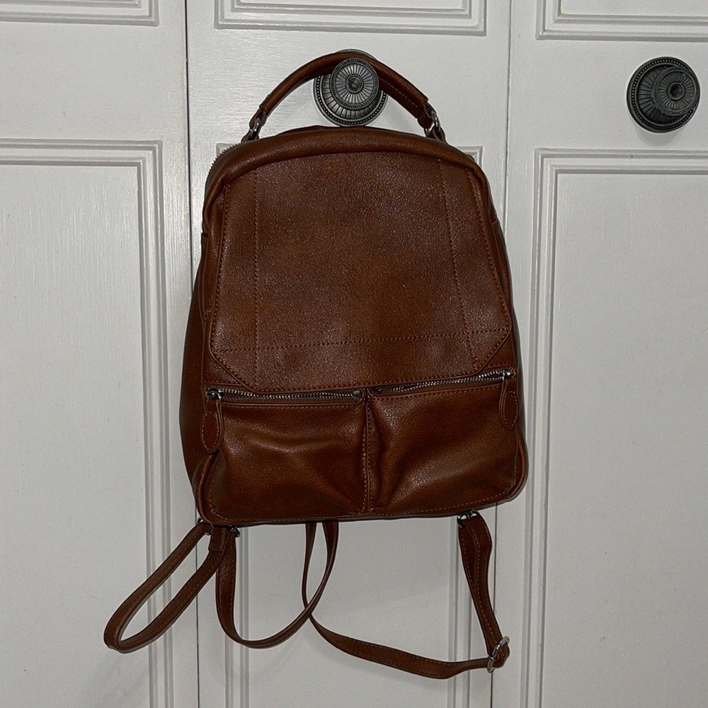 Brown Purse Backpack - image 1